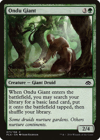 Ondu Giant [Planechase Anthology] | Good Games Cannington