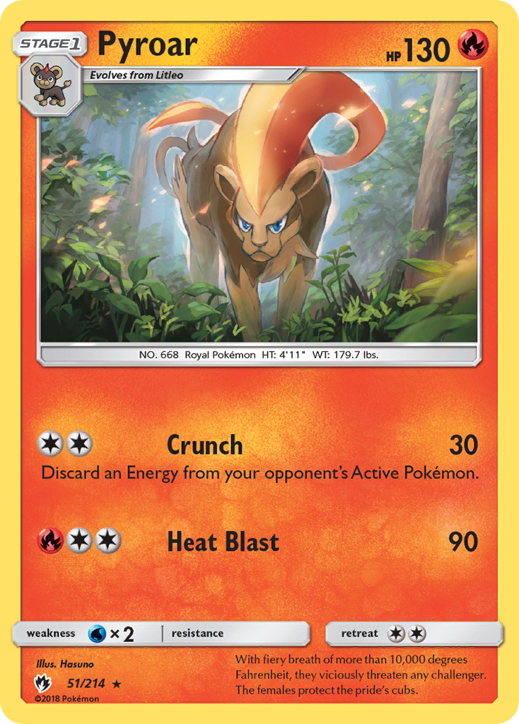 Pyroar (51/214) [Sun & Moon: Lost Thunder] | Good Games Cannington