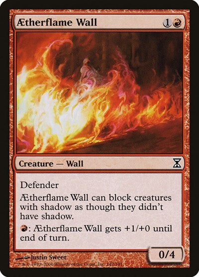 Aetherflame Wall [Time Spiral] | Good Games Cannington
