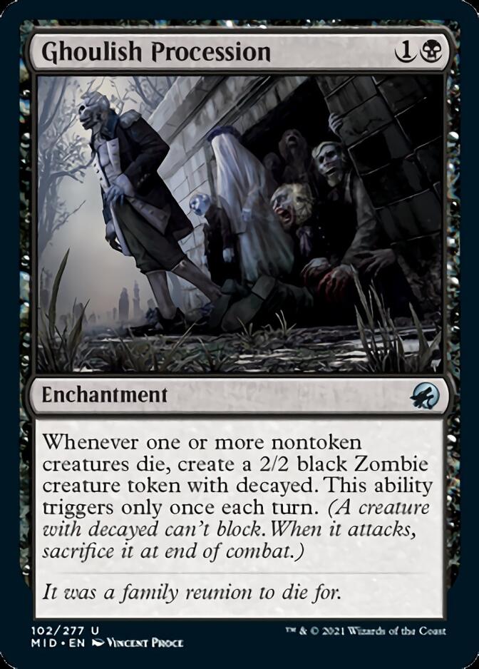 Ghoulish Procession [Innistrad: Midnight Hunt] | Good Games Cannington