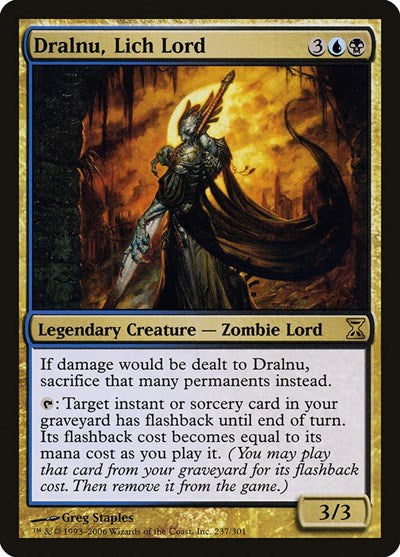 Dralnu, Lich Lord [Time Spiral] | Good Games Cannington