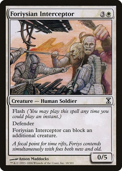 Foriysian Interceptor [Time Spiral] | Good Games Cannington