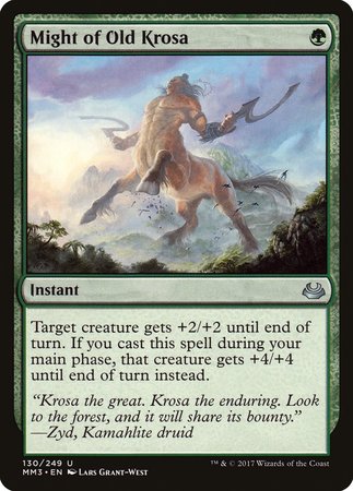 Might of Old Krosa [Modern Masters 2017] | Good Games Cannington