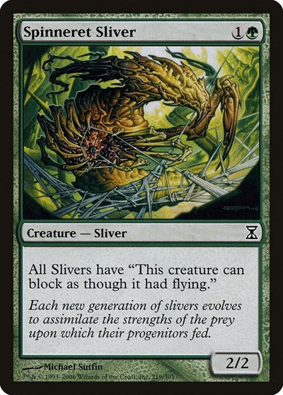 Spinneret Sliver [Time Spiral] | Good Games Cannington