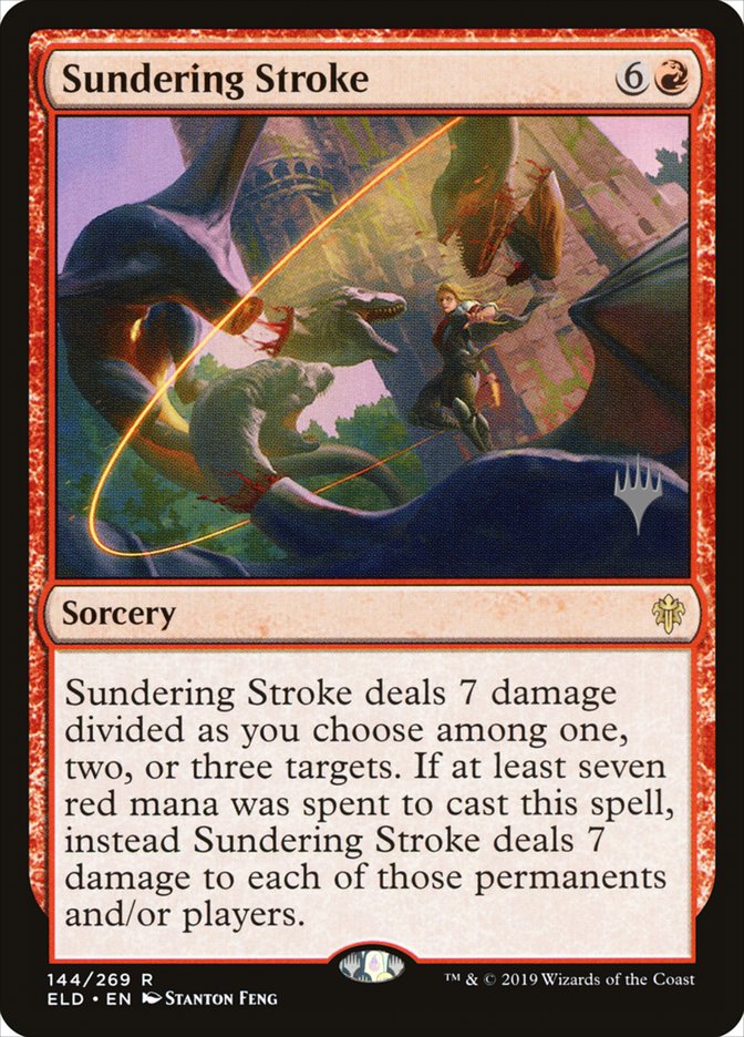 Sundering Stroke (Promo Pack) [Throne of Eldraine Promos] | Good Games Cannington