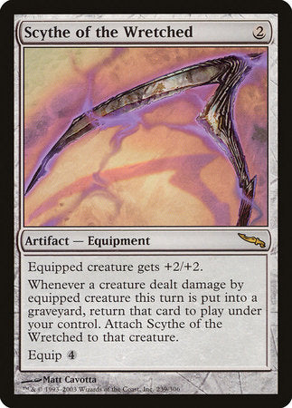 Scythe of the Wretched [Mirrodin] | Good Games Cannington
