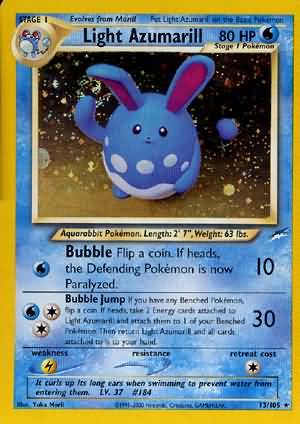 Light Azumarill (13/105) [Neo Destiny Unlimited] | Good Games Cannington