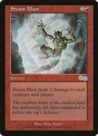 Steam Blast [Urza's Saga] | Good Games Cannington