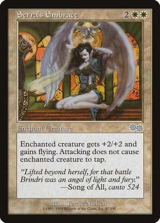 Serra's Embrace [Urza's Saga] | Good Games Cannington