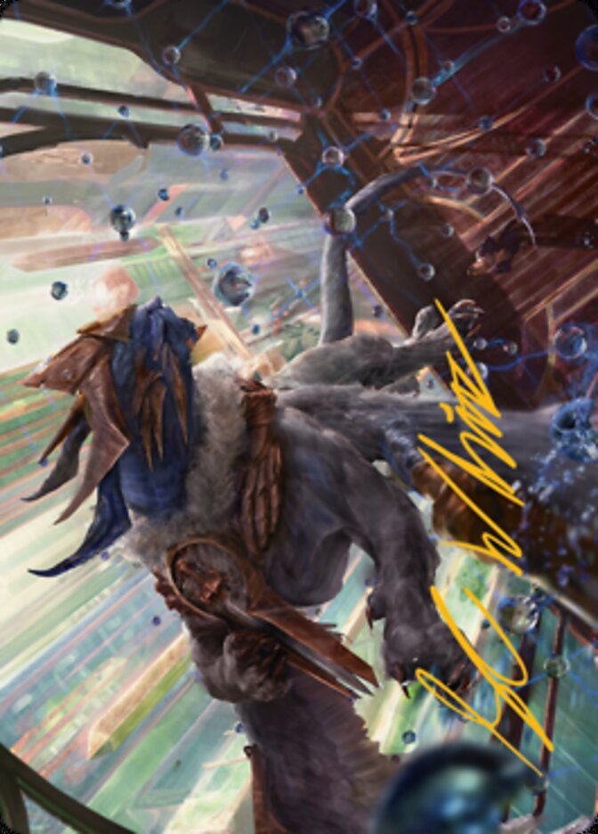 Change of Plans Art Card (Gold-Stamped Signature) [Streets of New Capenna Art Series] | Good Games Cannington