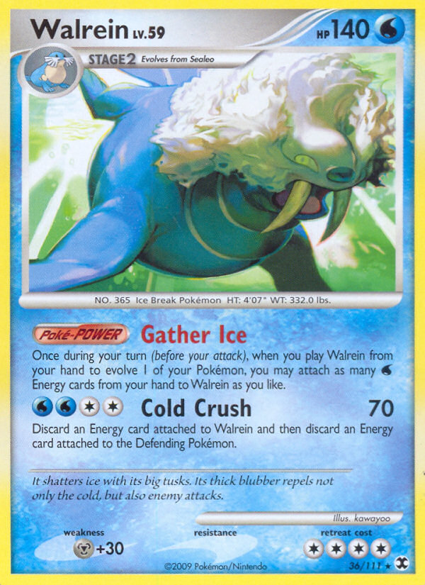 Walrein (36/111) [Platinum: Rising Rivals] | Good Games Cannington