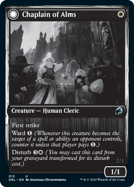 Chaplain of Alms // Chapel Shieldgeist [Innistrad: Double Feature] | Good Games Cannington
