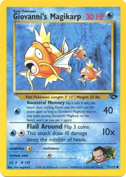 Giovanni's Magikarp (73/132) [Gym Challenge Unlimited] | Good Games Cannington