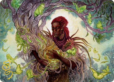 Circle of Dreams Druid Art Card (Gold-Stamped Signature) [Dungeons & Dragons: Adventures in the Forgotten Realms Art Series] | Good Games Cannington