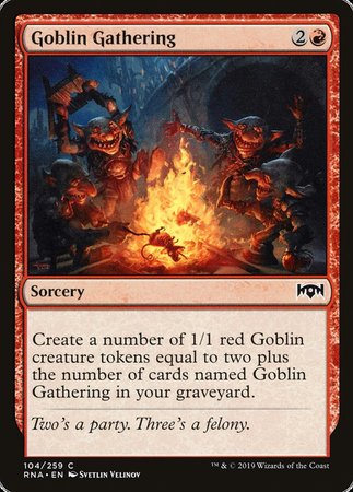 Goblin Gathering [Ravnica Allegiance] | Good Games Cannington