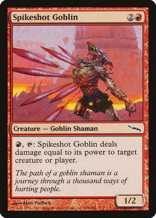 Spikeshot Goblin [Mirrodin] | Good Games Cannington