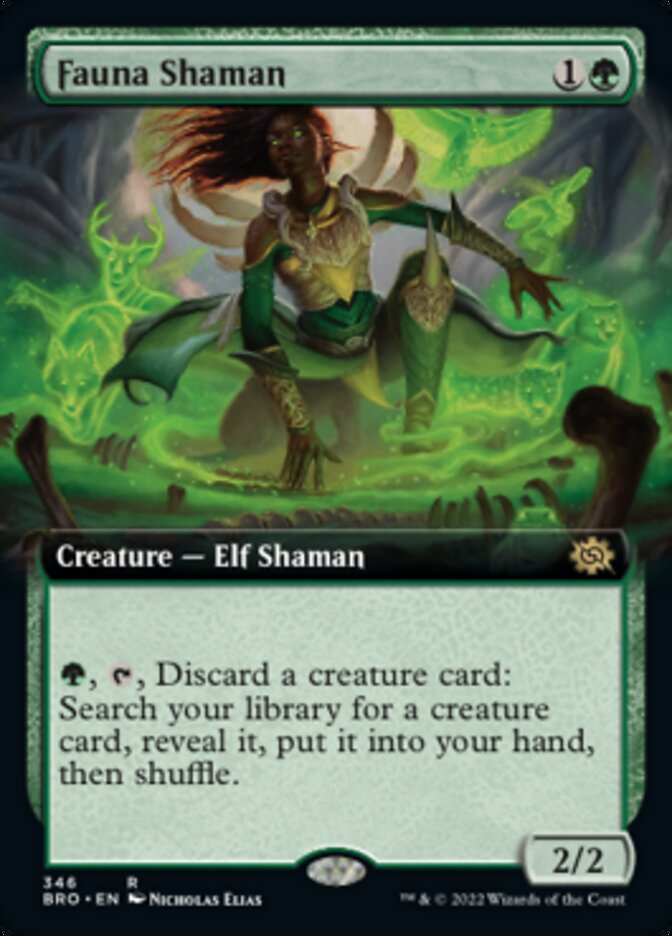 Fauna Shaman (Extended Art) [The Brothers' War] | Good Games Cannington
