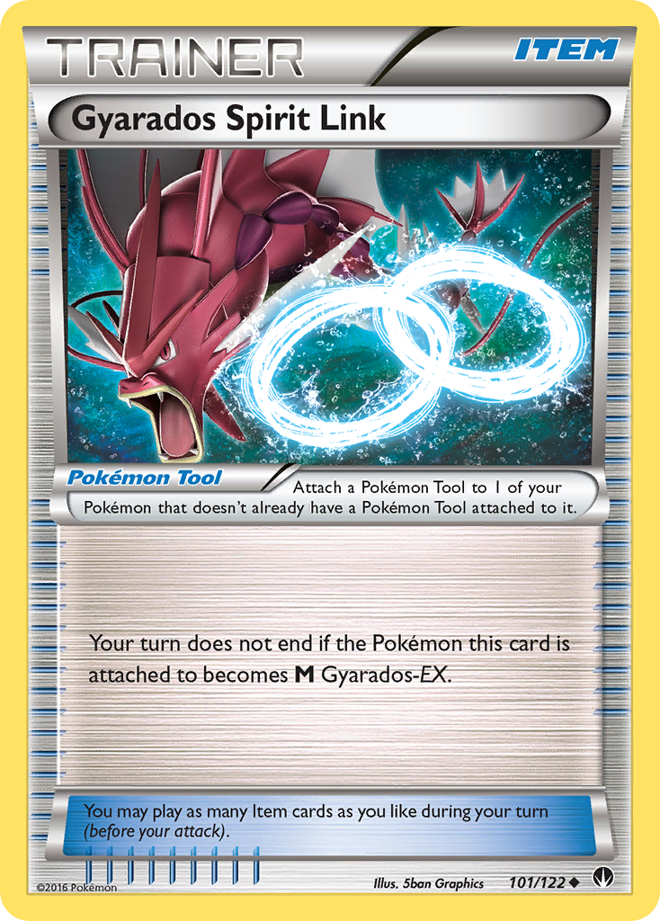Gyarados Spirit Link (101/122) [XY: BREAKpoint] | Good Games Cannington