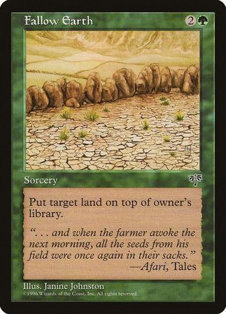 Fallow Earth [Mirage] | Good Games Cannington