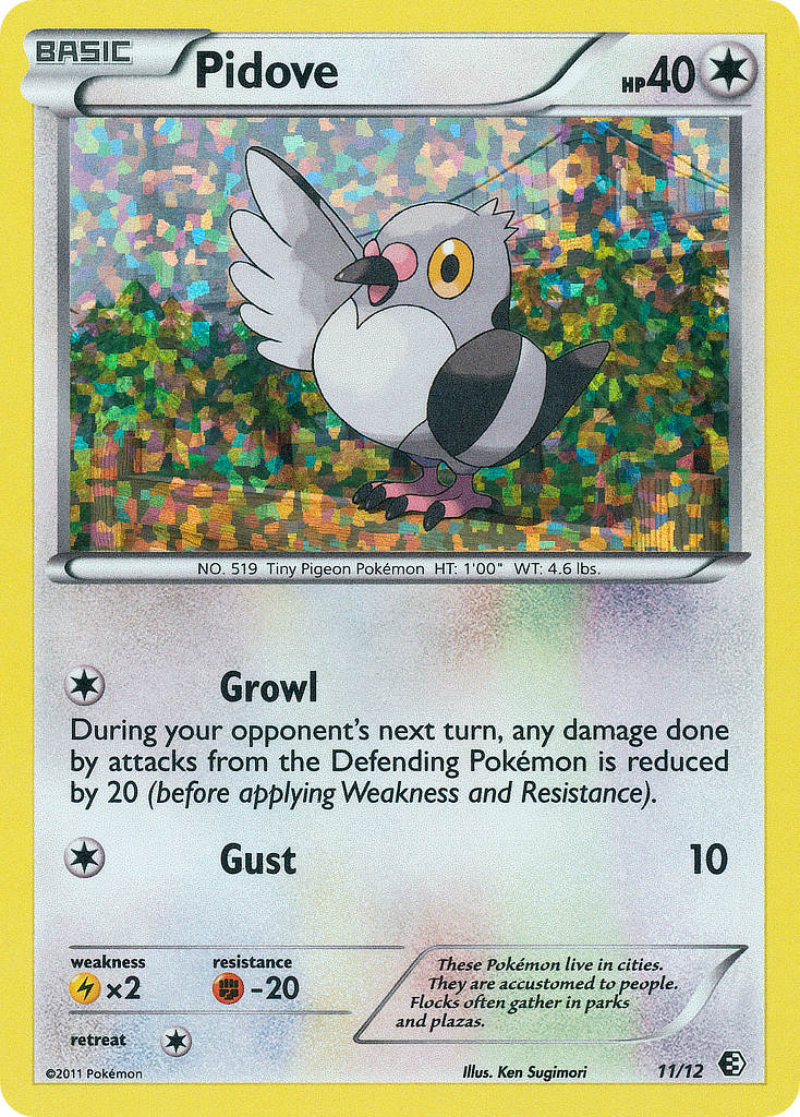 Pidove (11/12) [McDonald's Promos: 2011 Collection] | Good Games Cannington