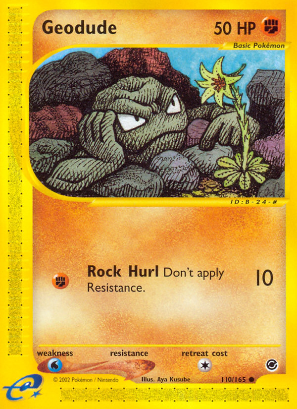 Geodude (110/165) [Expedition: Base Set] | Good Games Cannington