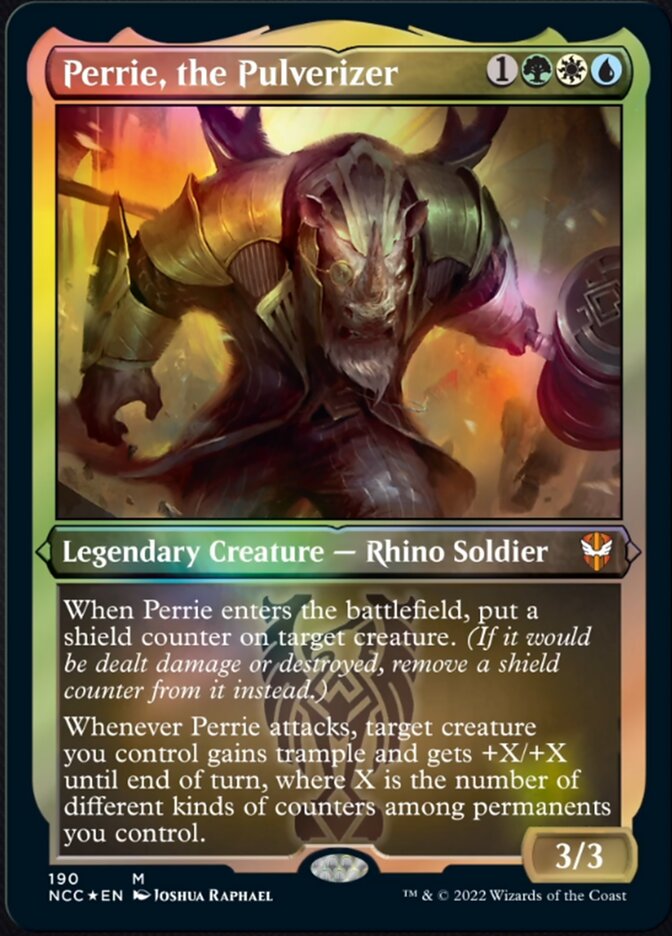 Perrie, the Pulverizer (Display Commander) [Streets of New Capenna Commander] | Good Games Cannington