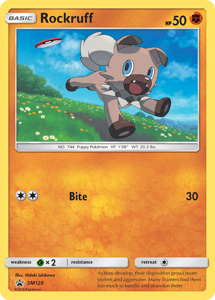 Rockruff (SM120) [Sun & Moon: Black Star Promos] | Good Games Cannington