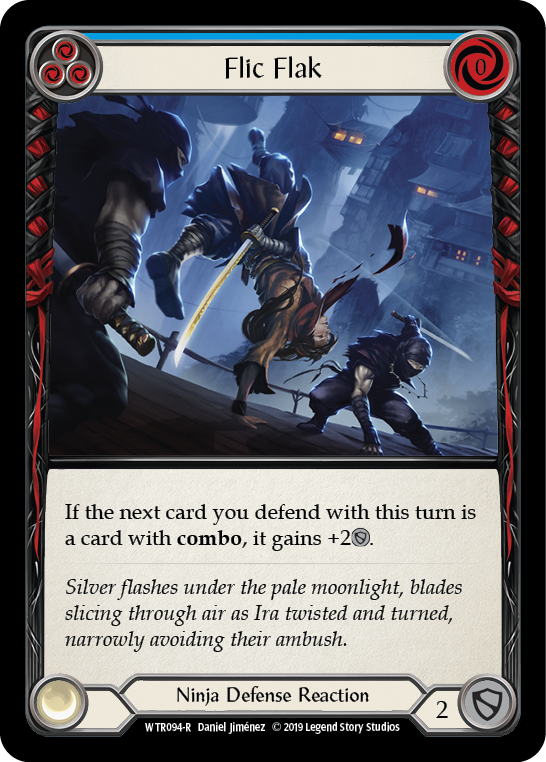 Flic Flak (Blue) [WTR094-R] Alpha Print Rainbow Foil | Good Games Cannington