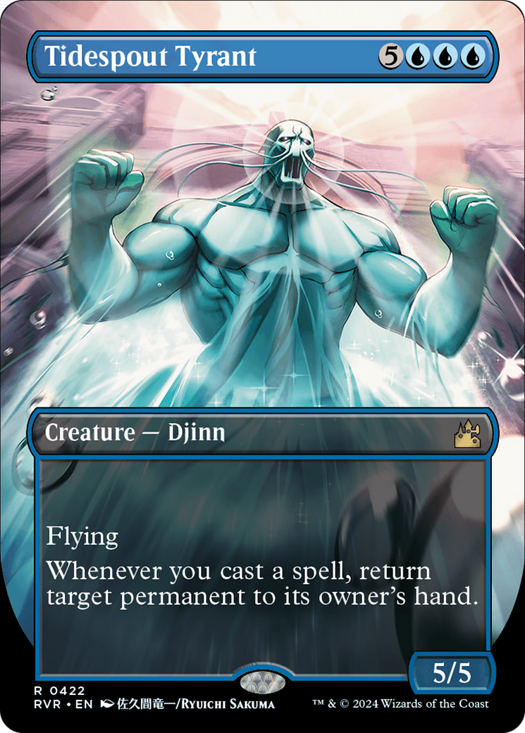 Tidespout Tyrant (Anime Borderless) [Ravnica Remastered] | Good Games Cannington