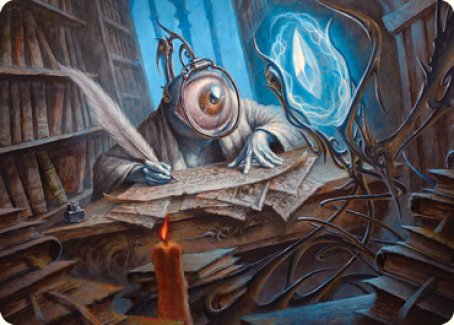 Unblinking Observer Art Card [Innistrad: Midnight Hunt Art Series] | Good Games Cannington
