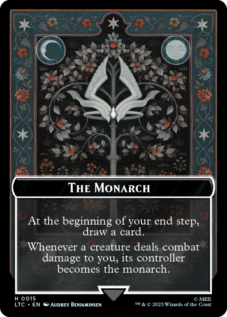 The Monarch // Treasure Double-Sided Token [The Lord of the Rings: Tales of Middle-Earth Commander Tokens] | Good Games Cannington