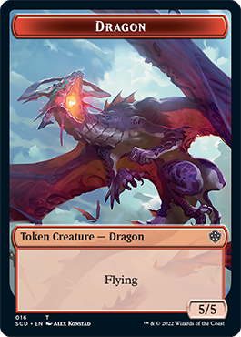 Dragon // Dragon Double-Sided Token [Starter Commander Decks] | Good Games Cannington