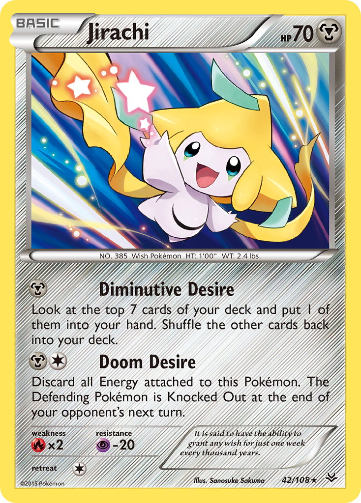 Jirachi (42/108) [XY: Roaring Skies] | Good Games Cannington
