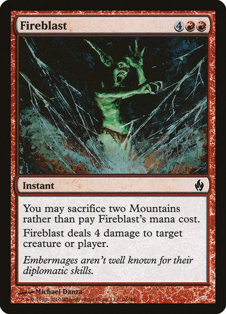 Fireblast [Premium Deck Series: Fire and Lightning] | Good Games Cannington