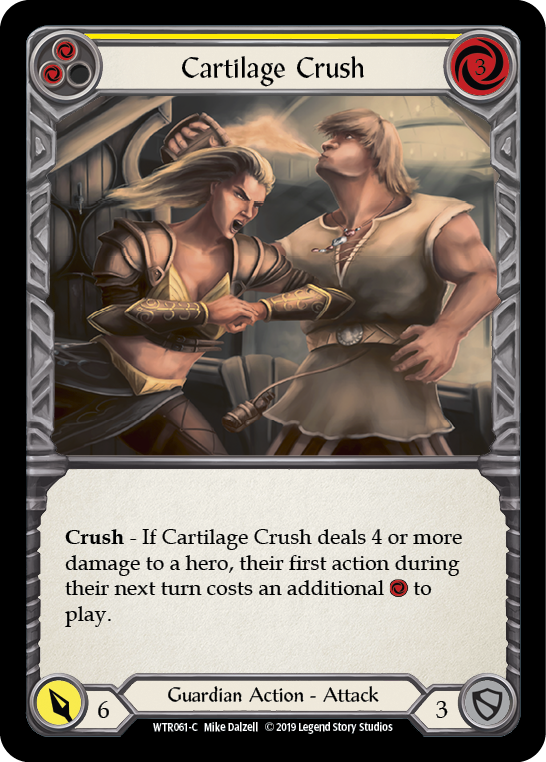 Cartilage Crush (Yellow) [WTR061-C] Alpha Print Rainbow Foil | Good Games Cannington