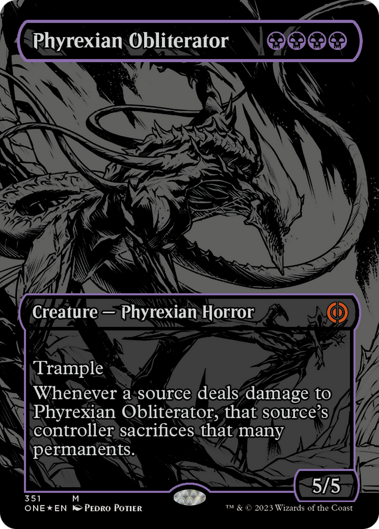 Phyrexian Obliterator (Oil Slick Raised Foil) [Phyrexia: All Will Be One] | Good Games Cannington