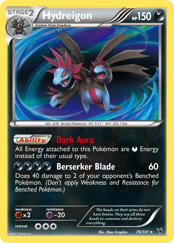 Hydreigon (79/101) [Black & White: Noble Victories] | Good Games Cannington