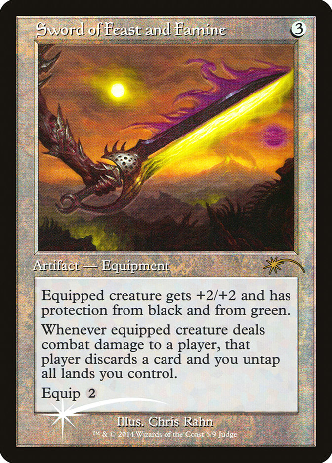 Sword of Feast and Famine [Judge Gift Cards 2014] | Good Games Cannington
