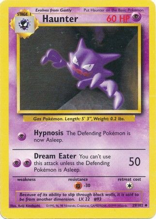 Haunter (29/102) [Base Set Unlimited] | Good Games Cannington