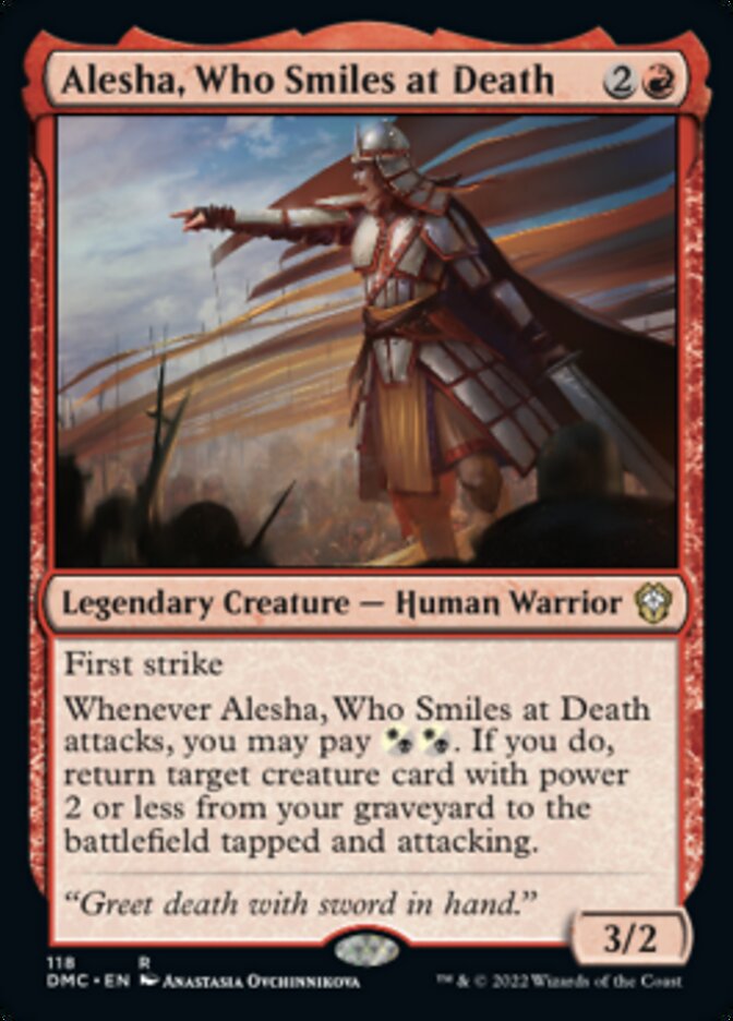 Alesha, Who Smiles at Death [Dominaria United Commander] | Good Games Cannington
