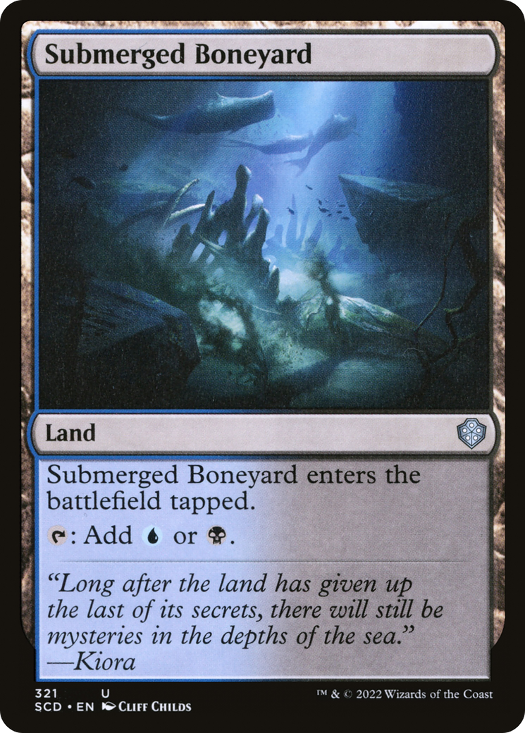 Submerged Boneyard [Starter Commander Decks] | Good Games Cannington