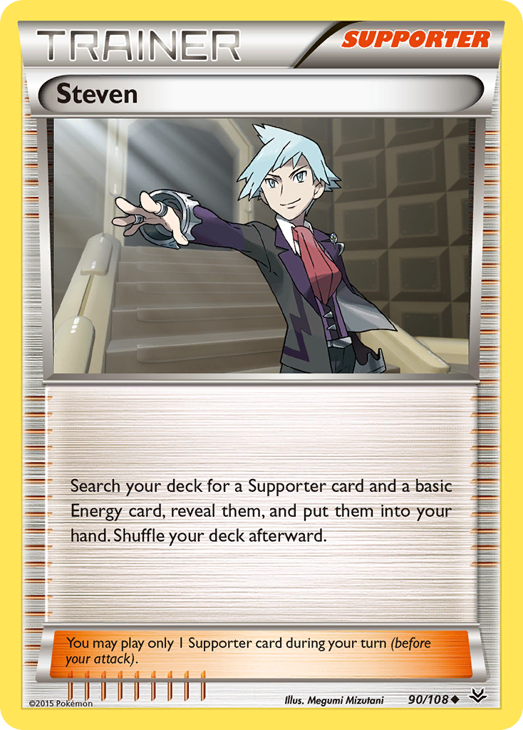 Steven (90/108) [XY: Roaring Skies] | Good Games Cannington