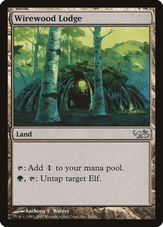 Wirewood Lodge [Duel Decks: Elves vs. Goblins] | Good Games Cannington