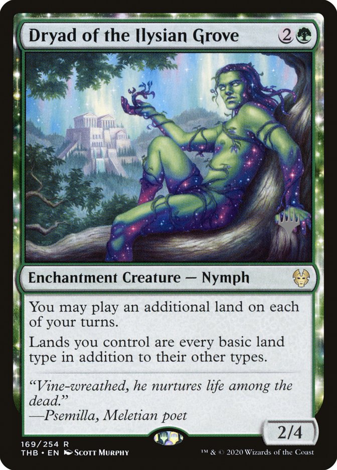 Dryad of the Ilysian Grove (Promo Pack) [Theros Beyond Death Promos] | Good Games Cannington
