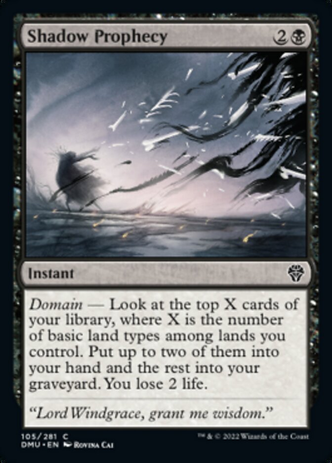 Shadow Prophecy [Dominaria United] | Good Games Cannington