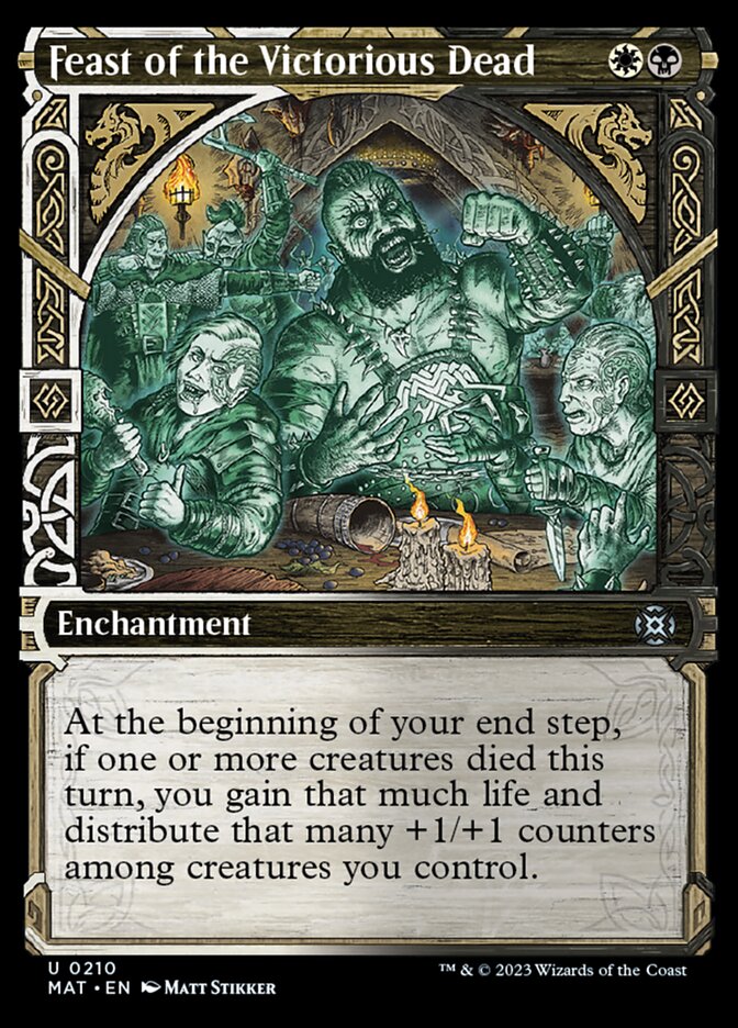 Feast of the Victorious Dead (Showcase Halo Foil) [March of the Machine: The Aftermath] | Good Games Cannington