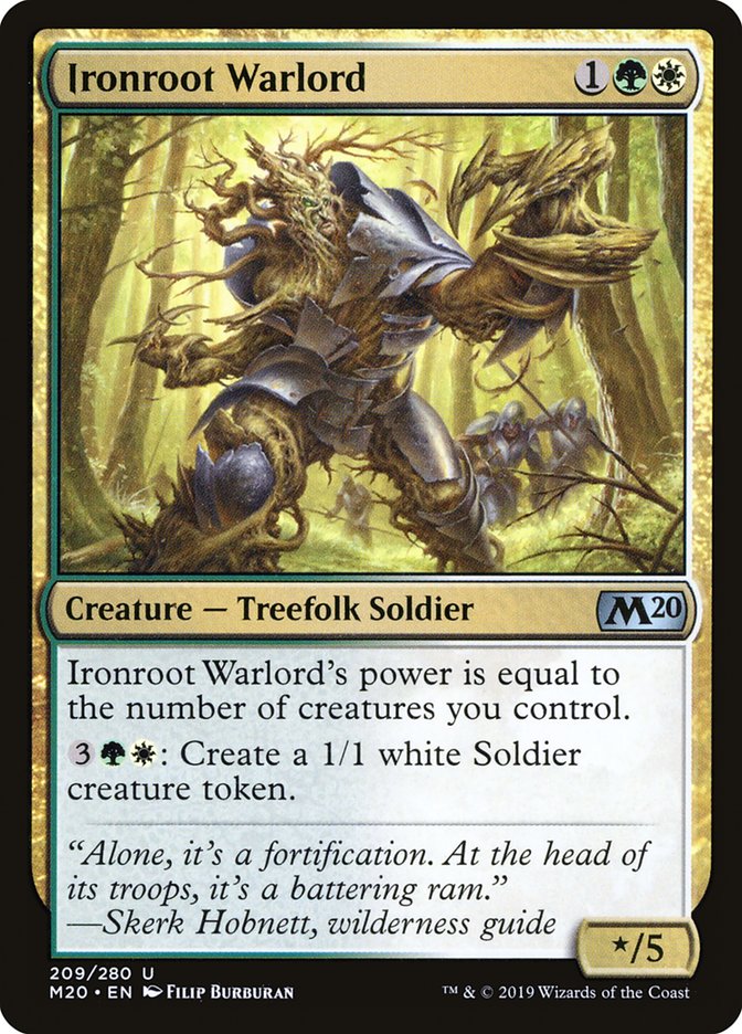 Ironroot Warlord [Core Set 2020] | Good Games Cannington