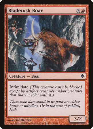 Bladetusk Boar [Zendikar] | Good Games Cannington