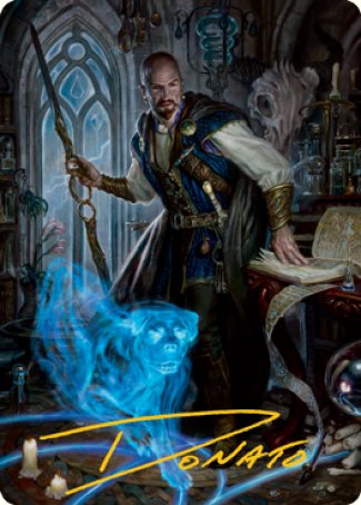 Mordenkainen Art Card (Gold-Stamped Signature) [Dungeons & Dragons: Adventures in the Forgotten Realms Art Series] | Good Games Cannington
