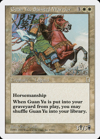 Guan Yu, Sainted Warrior [Portal Three Kingdoms] | Good Games Cannington